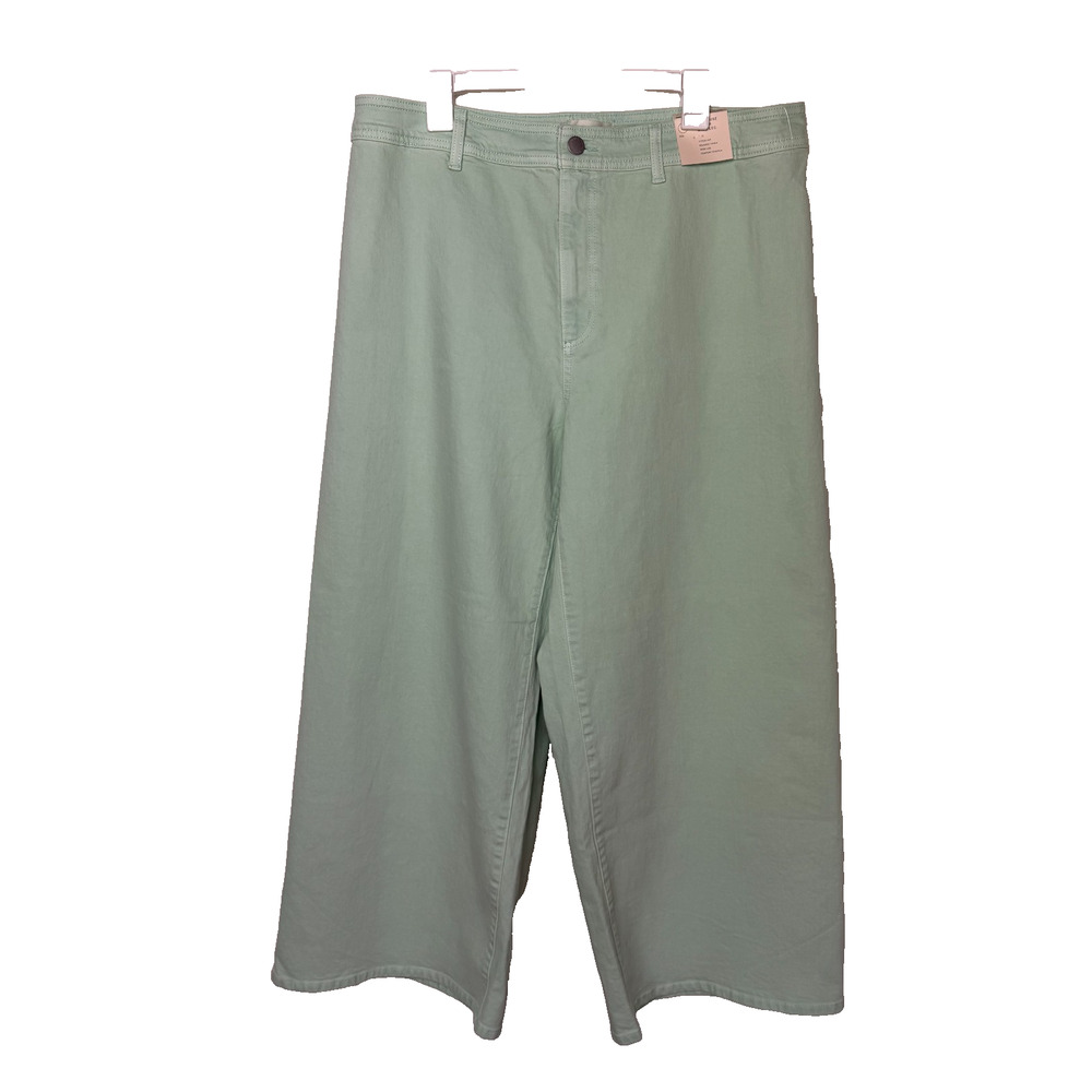 Universal Thread High Rise Sailor Wide Leg Mint Green Jeans NWT Size 17